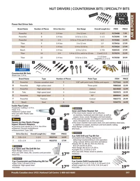 Princess Auto Canada offers from 21 April 2026 to 21 April 2027 AIR & POWER DEALS - Page 58