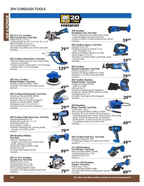 Princess Auto Canada offers from 21 April 2026 to 21 April 2027 AIR & POWER DEALS - Page 43