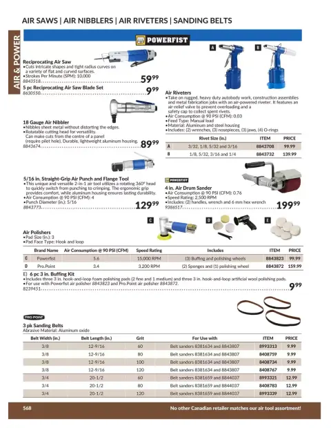 Princess Auto Canada offers from 21 April 2026 to 21 April 2027 AIR & POWER DEALS - Page 27