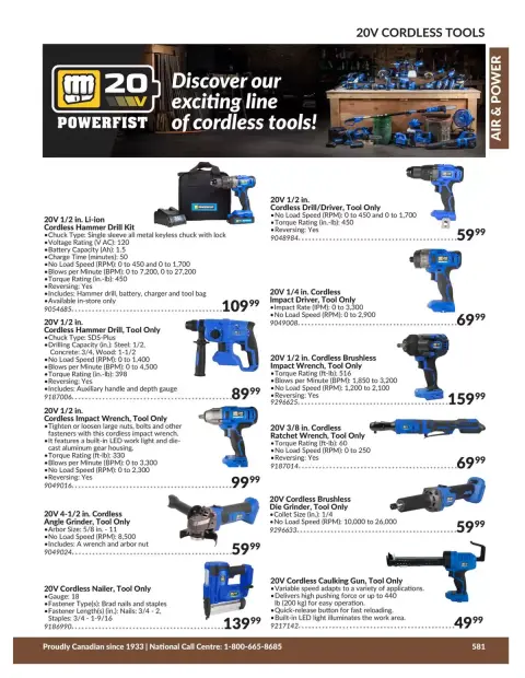 Princess Auto Canada offers from 21 April 2026 to 21 April 2027 AIR & POWER DEALS - Page 42