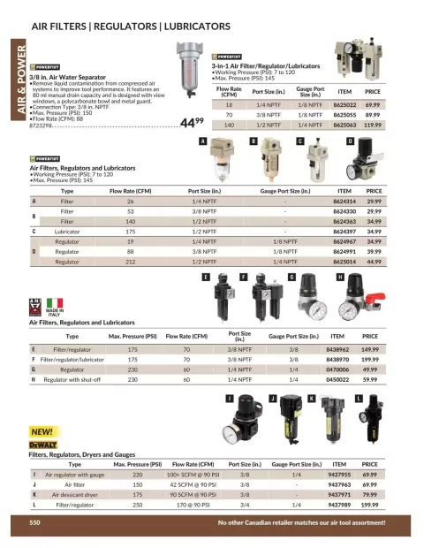 Princess Auto Canada offers from 21 April 2026 to 21 April 2027 AIR & POWER DEALS - Page 9