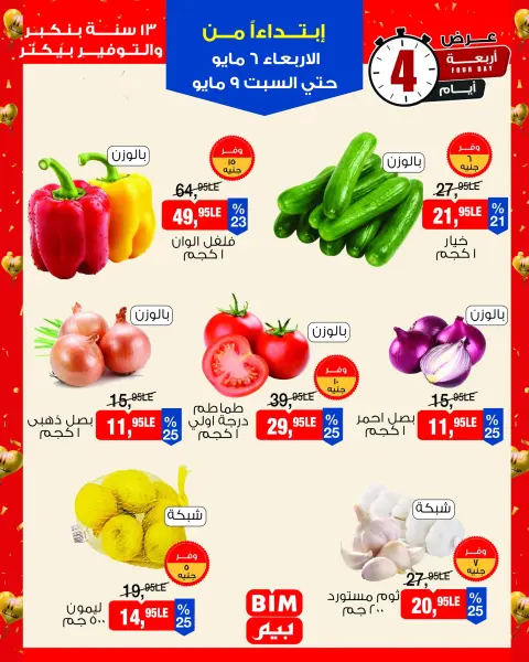 BIM Market Egypt offers from 6 to 9 May 2026 Vegetable and fruit offers - Page 2