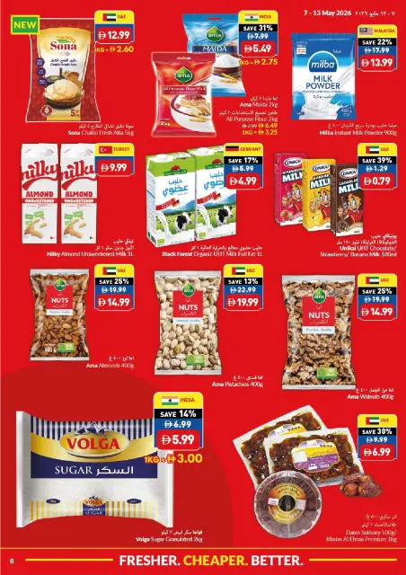 Offres supermarché Viva Émirats arabes unis de 7 à 13 mai 2026 Plus frais moins cher Mieux - Page 8