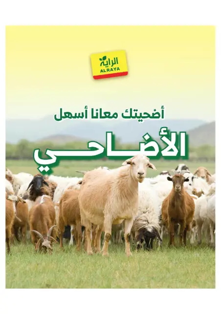 Ofertas de Mercado Al Rayah Arabia Saudita de 27 Dhuʻl-Qiʻdah a 3 Dhuʻl-Hijjah 1447 AH (14 – 20 mayo 2026) Reserva tus ofertas de sacrificio - Página 1
