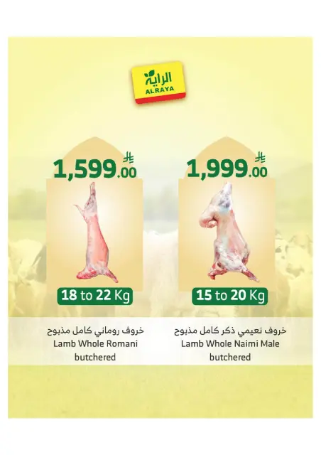 Al Rayah Market Saudi Arabia offers from 27 Dhuʻl-Qiʻdah to 3 Dhuʻl-Hijjah 1447 AH (14 – 20 May 2026) Book Your Sacrifice Deals - Page 12