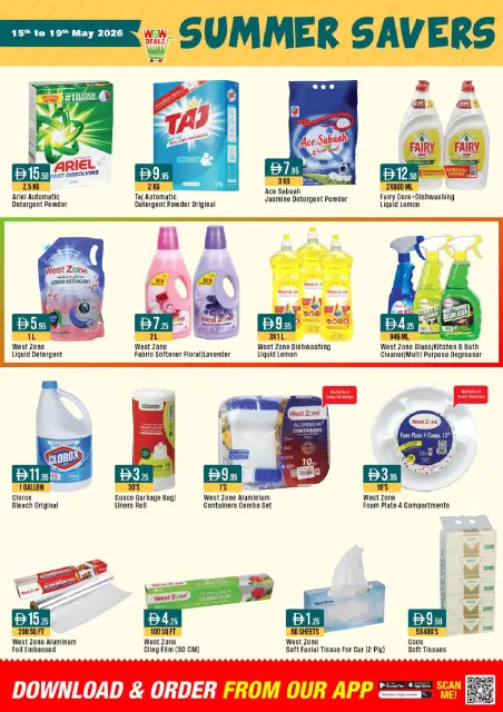 West Zone supermarket UAE offers from 15 to 19 May 2026 Summer Savers - Page 9