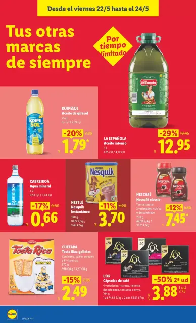 Offres Lidl Espagne de 18 à 24 mai 2026 Offres hebdomadaires - Page 44