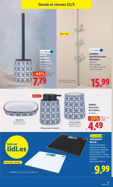 Offres Lidl Espagne de 18 à 24 mai 2026 Offres du bazar - Page 27
