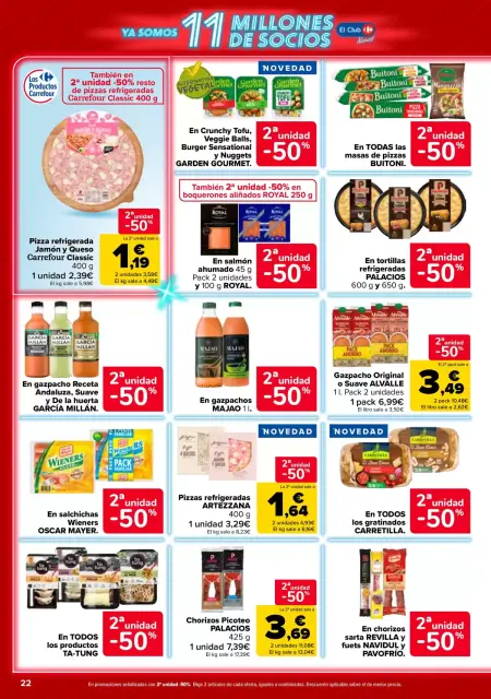 Ofertas de Carrefour España de 12 a 25 mayo 2026 50% QUE VUELVE + 2ª. AL -50% - Página 22