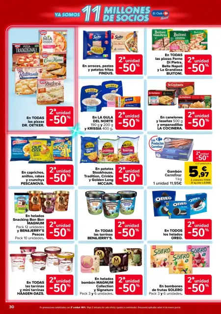 Ofertas de Carrefour España de 12 a 25 mayo 2026 50% QUE VUELVE + 2ª. AL -50% - Página 30