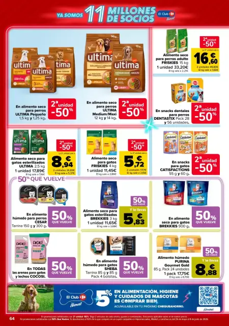 Ofertas de Carrefour España de 12 a 25 mayo 2026 50% QUE VUELVE + 2ª. AL -50% - Página 64