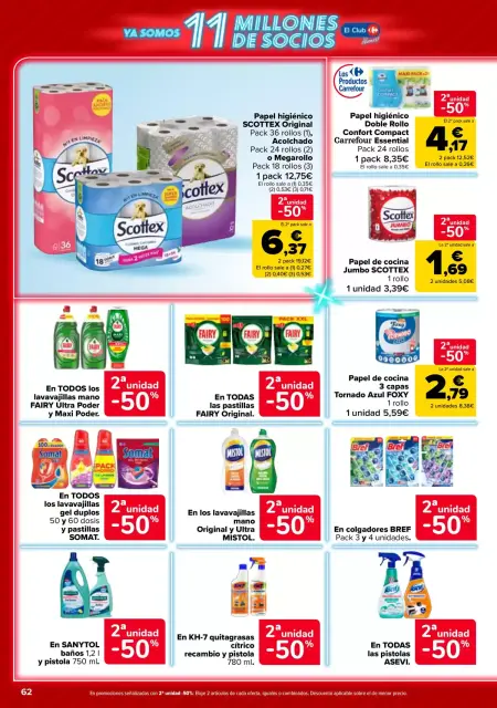 Ofertas de Carrefour España de 12 a 25 mayo 2026 50% QUE VUELVE + 2ª. AL -50% - Página 62