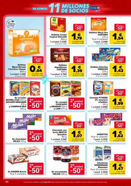 Ofertas de Carrefour España de 12 a 25 mayo 2026 50% QUE VUELVE + 2ª. AL -50% - Página 42