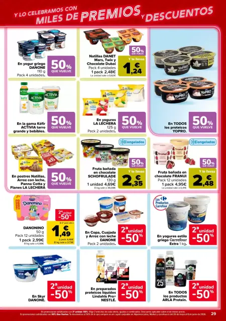 Ofertas de Carrefour España de 12 a 25 mayo 2026 50% QUE VUELVE + 2ª. AL -50% - Página 29
