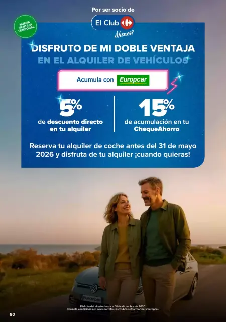 Ofertas de Carrefour España de 12 a 25 mayo 2026 50% QUE VUELVE + 2ª. AL -50% - Página 80