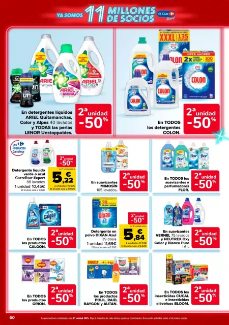 Ofertas de Carrefour España de 12 a 25 mayo 2026 50% QUE VUELVE + 2ª. AL -50% - Página 60