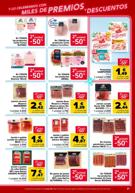 Ofertas de Carrefour España de 12 a 25 mayo 2026 50% QUE VUELVE + 2ª. AL -50% - Página 21
