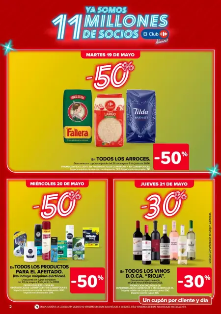 Ofertas de Carrefour España de 12 a 25 mayo 2026 50% QUE VUELVE + 2ª. AL -50% - Página 2