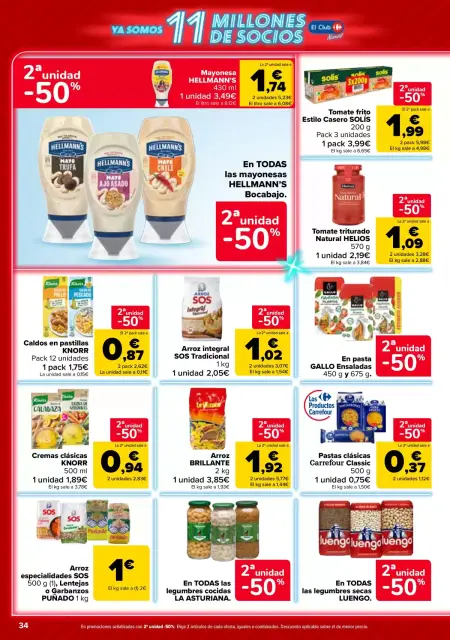 Ofertas de Carrefour España de 12 a 25 mayo 2026 50% QUE VUELVE + 2ª. AL -50% - Página 34