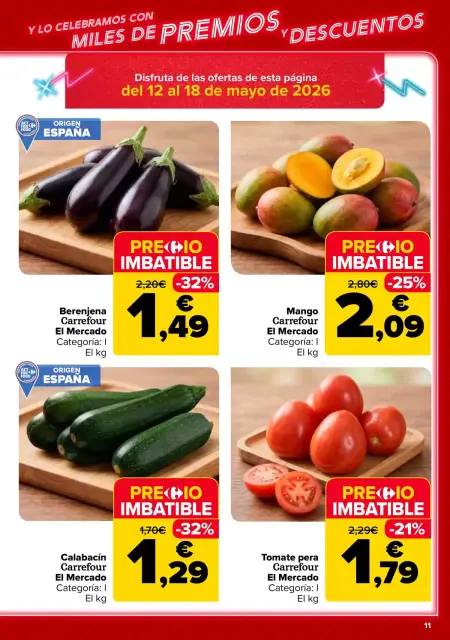 Ofertas de Carrefour España de 12 a 25 mayo 2026 50% QUE VUELVE + 2ª. AL -50% - Página 11