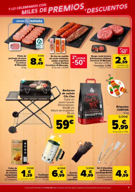 Ofertas de Carrefour España de 12 a 25 mayo 2026 50% QUE VUELVE + 2ª. AL -50% - Página 7