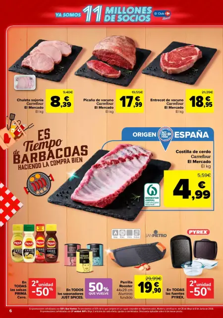 Ofertas de Carrefour España de 12 a 25 mayo 2026 50% QUE VUELVE + 2ª. AL -50% - Página 6