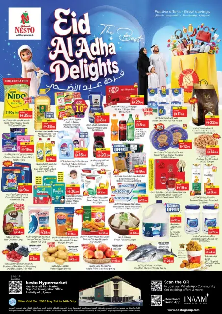 Ofertas de Nesto Mushrif de 21 a 24 mayo 2026 Delicias de Eid Al Adha - Página 1