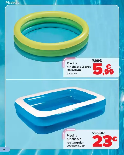 Ofertas de Carrefour España de 15 mayo a 18 junio 2026 Ofertas PISCINAS - Página 6