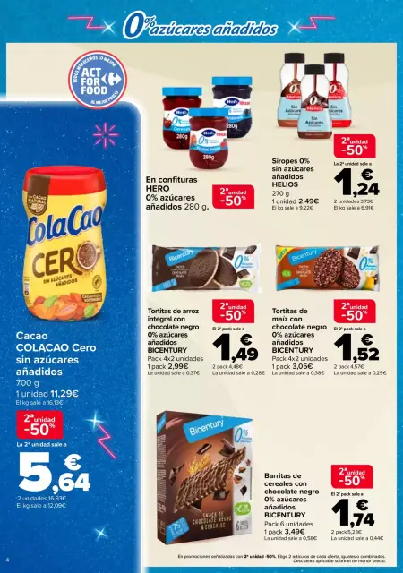 Ofertas de Carrefour España de 12 a 25 mayo 2026 Ofertas SIN AZUCARES AÑADIDOS - Página 4
