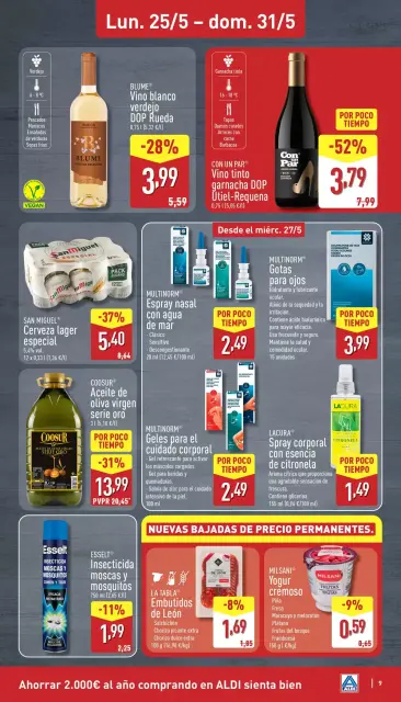 Ofertas de ALDI España de 25 a 31 mayo 2026 ¡Qué poco cuesta comprar bien! - Página 9