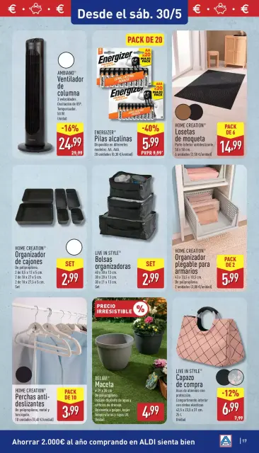 Ofertas de ALDI España de 25 a 31 mayo 2026 ¡Qué poco cuesta comprar bien! - Página 17