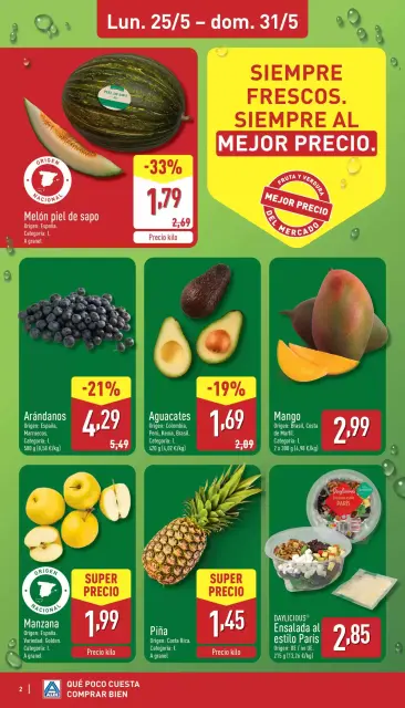 Ofertas de ALDI España de 25 a 31 mayo 2026 ¡Qué poco cuesta comprar bien! - Página 2