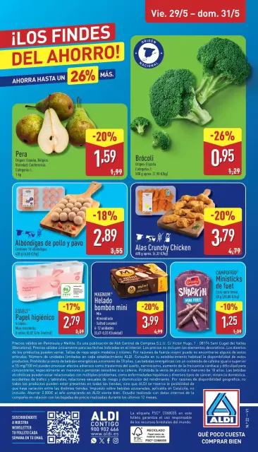 Ofertas de ALDI España de 25 a 31 mayo 2026 ¡Qué poco cuesta comprar bien! - Página 24
