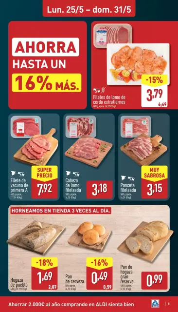 Ofertas de ALDI España de 25 a 31 mayo 2026 ¡Qué poco cuesta comprar bien! - Página 5