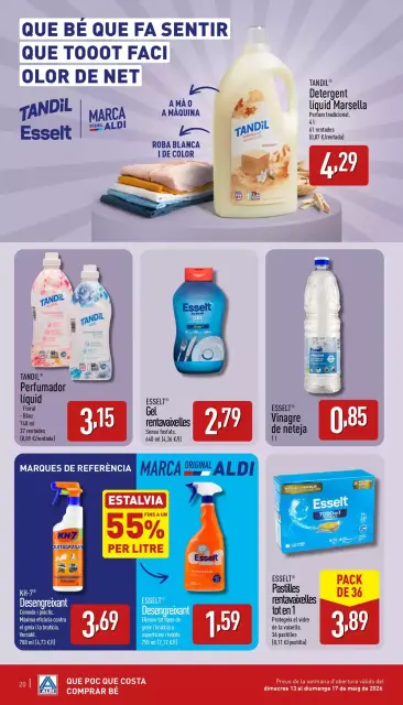 Ofertas de ALDI España de 20 a 24 mayo 2026 Que poc que Costa Comprar bé - Página 44