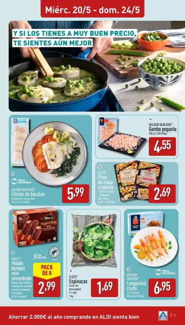 Ofertas de ALDI España de 20 a 24 mayo 2026 Que poc que Costa Comprar bé - Página 17