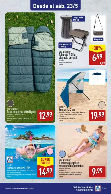 Ofertas de ALDI España de 20 a 24 mayo 2026 Que poc que Costa Comprar bé - Página 23