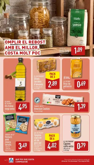 Ofertas de ALDI España de 20 a 24 mayo 2026 Que poc que Costa Comprar bé - Página 38