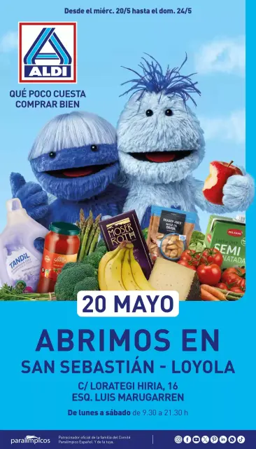 Ofertas de ALDI España de 20 a 24 mayo 2026 Que poc que Costa Comprar bé - Página 1