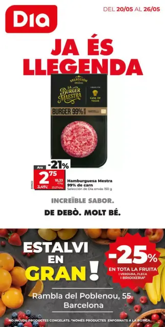 Ofertas de Dia España de 20 a 26 mayo 2026 Estalvi en Gran - Página 1