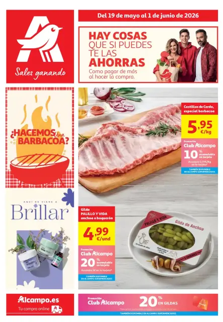 Ofertas de Alcampo Hipermercados España de 19 mayo a 1 junio 2026 Sales ganando - Página 1