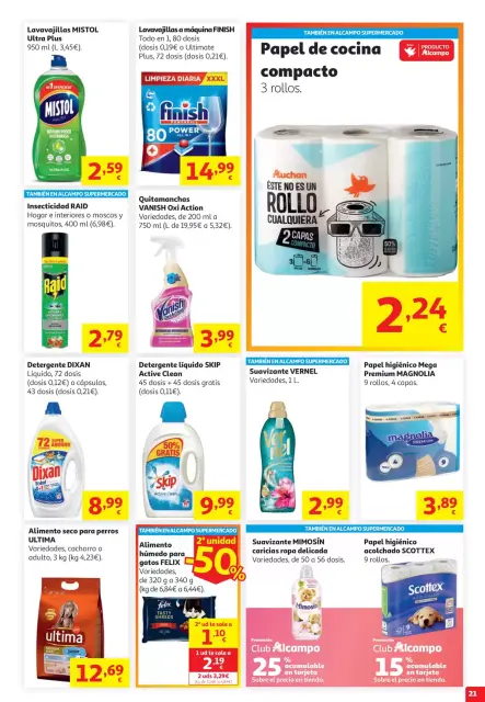 Ofertas de Alcampo Hipermercados España de 19 mayo a 1 junio 2026 Sales ganando - Página 21