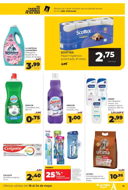 Ofertas de ‎Alimerka Supermercados‎ España de 18 a 24 mayo 2026 Catálogo de ofertas mensuales - Página 15