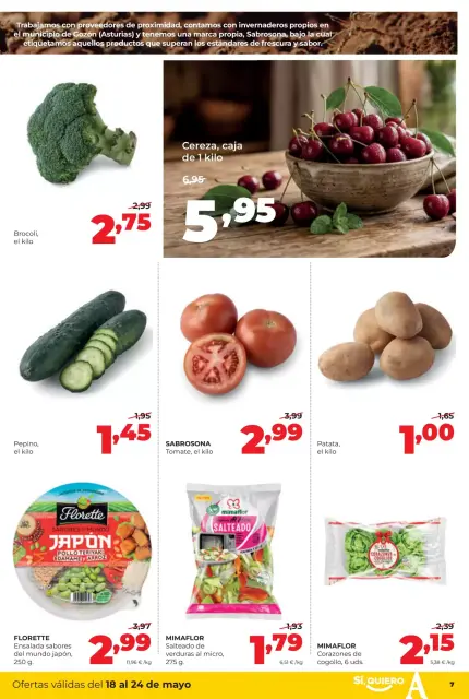 Ofertas de ‎Alimerka Supermercados‎ España de 18 a 24 mayo 2026 Catálogo de ofertas mensuales - Página 7