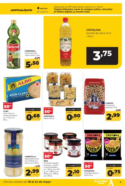 Ofertas de ‎Alimerka Supermercados‎ España de 18 a 24 mayo 2026 Catálogo de ofertas mensuales - Página 11