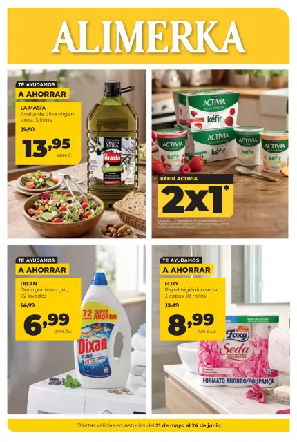 Ofertas de ‎Alimerka Supermercados‎ Asturias de 21 a 24 mayo 2026 Ofertas semanales - Página 1