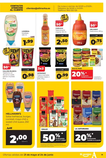 Ofertas de ‎Alimerka Supermercados‎ Asturias de 21 a 24 mayo 2026 Ofertas semanales - Página 23