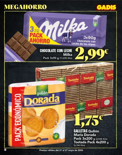 Ofertas de GADIS España de 21 a 27 mayo 2026 Gadis Megahorro - Página 12