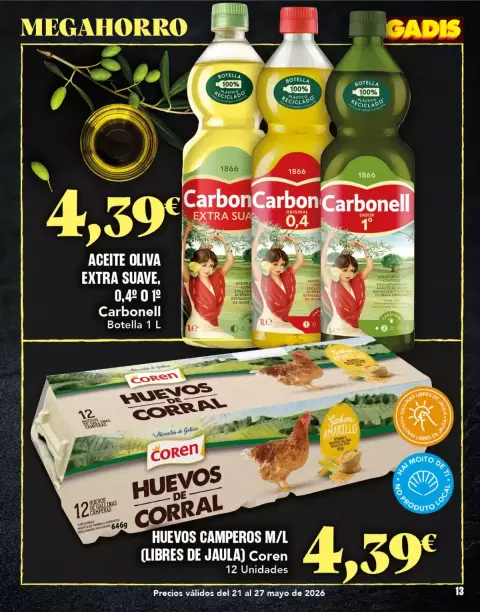 Ofertas de GADIS España de 21 a 27 mayo 2026 Gadis Megahorro - Página 13