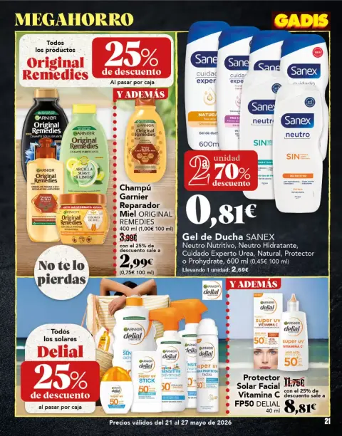 Ofertas de GADIS España de 21 a 27 mayo 2026 Gadis Megahorro - Página 21